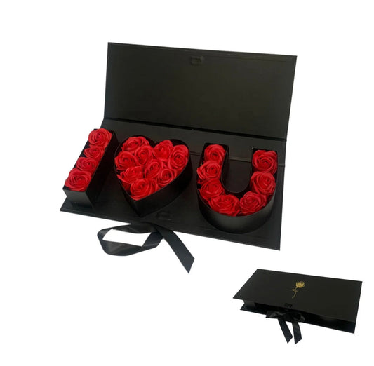Shallow Folding i Love you Box - forever roses store 