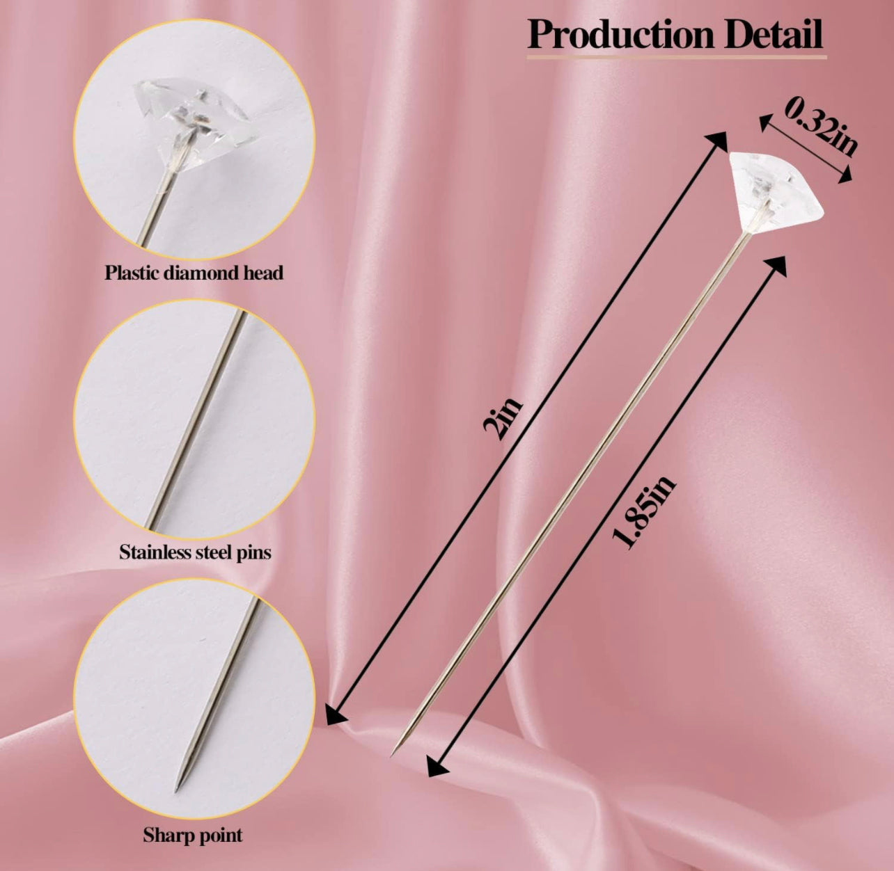 Diamond Pins - forever roses store 