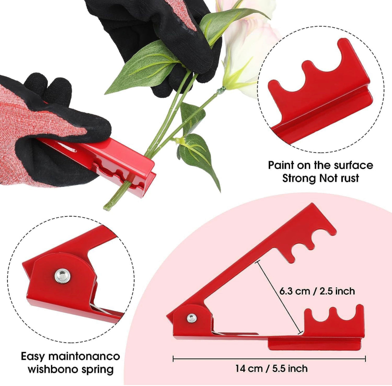 Metal Rose Stripper Dethorner (set of 3) - forever roses store 