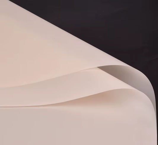 Plain Solid Color Flower Wrapping  Paper - Beige