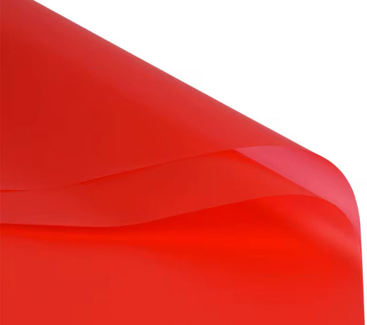 Plain Solid Color Flower Wrapping  Paper - Red