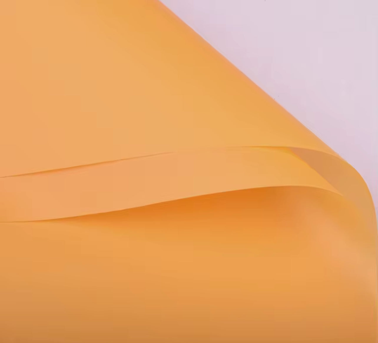 Plain Solid Color Flower Wrapping  Paper - Orange