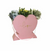 Heart Top Open Flower Box - Pink