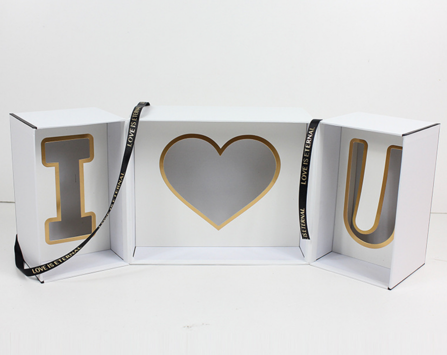 I Love You Folding Box- Pink