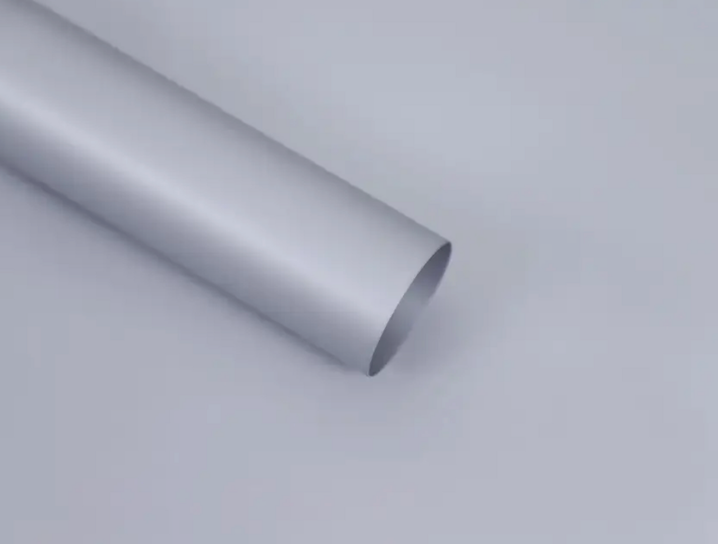 Double side Metallic Printed Flower Wrapping Paper - Silver