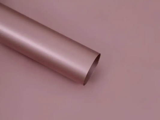 Double side Metallic Printed Flower Wrapping Paper - Gold Rose