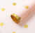 Gold Dots Flower Wrapping Paper - Pink