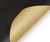 Bicolor Metallic Flower Wrapping Paper - Black & Gold