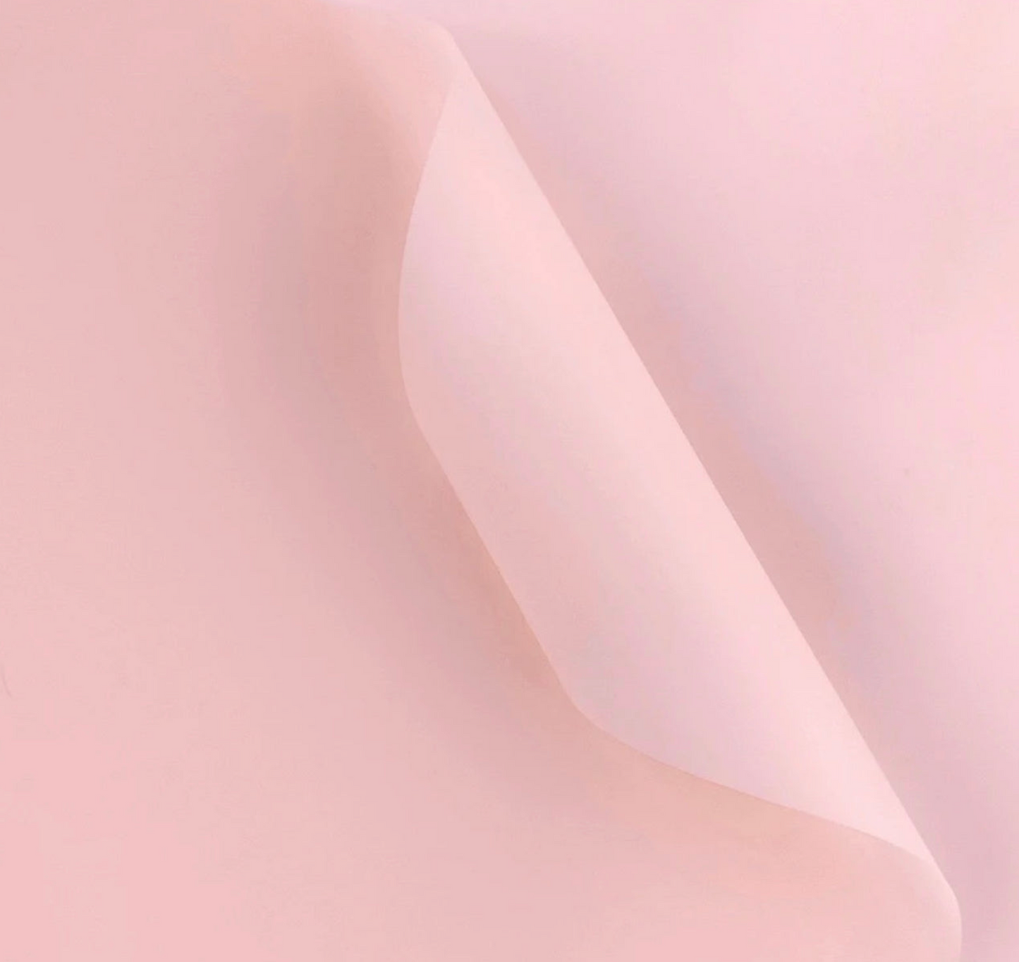 Plain Solid Color Flower Wrapping  Paper - Light Pink