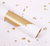 Sprinkle Gold Flower Wrapping Paper - White