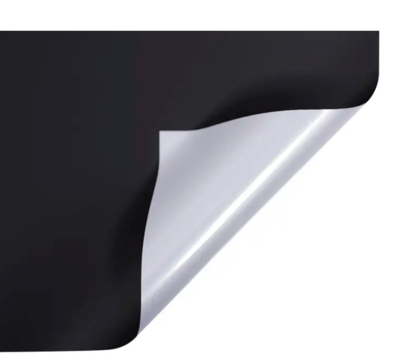 Two Tone Silver Color Flower Wrapping Paper - Black