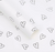 Heart Flower Wrapping Paper - White