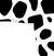 Cow Print Wrapping Paper - Black