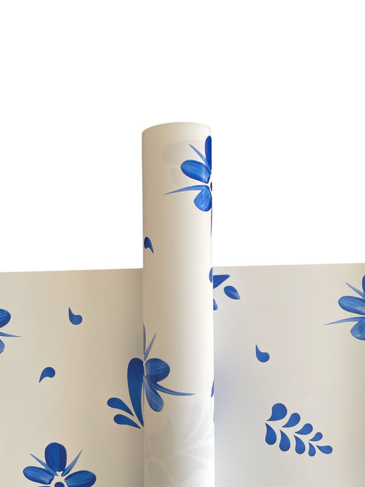 Clase Azul Flower Wrapping Paper - White