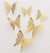 Gold Butterflies 12 Pack