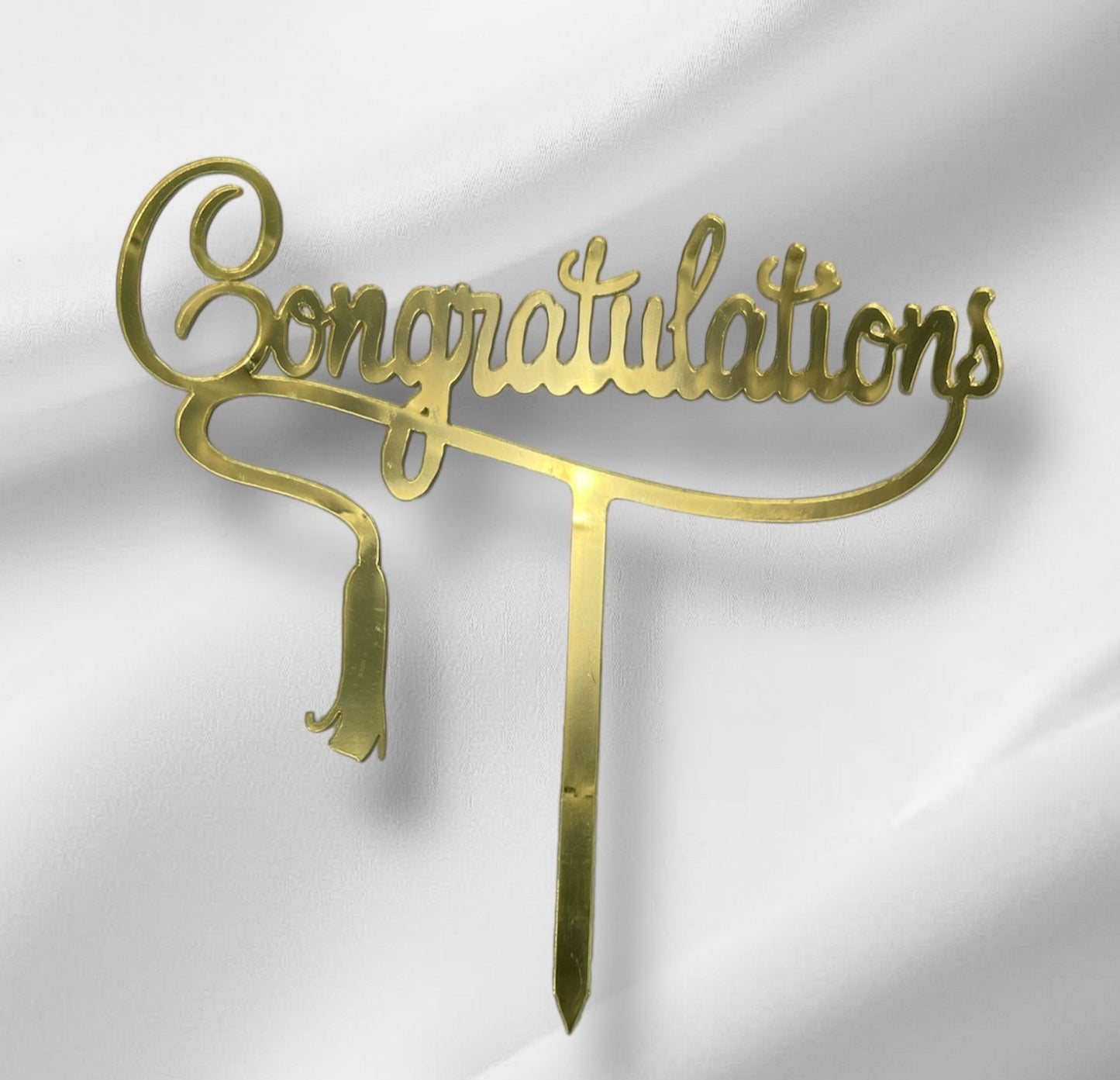 Congratulations 1 Topper - Gold