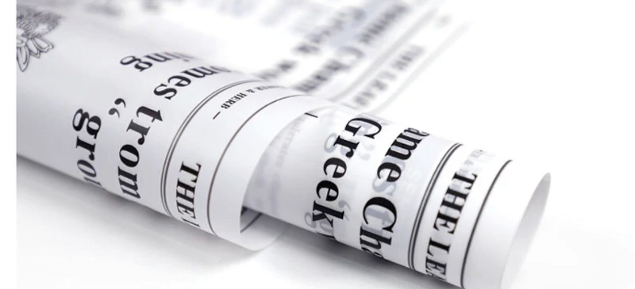 News Paper Flower Flower Wrapping Paper - forever roses store 