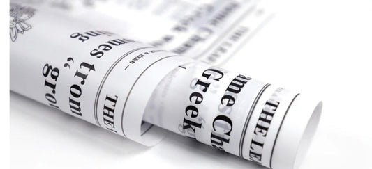 News Paper Flower Flower Wrapping Paper - forever roses store 
