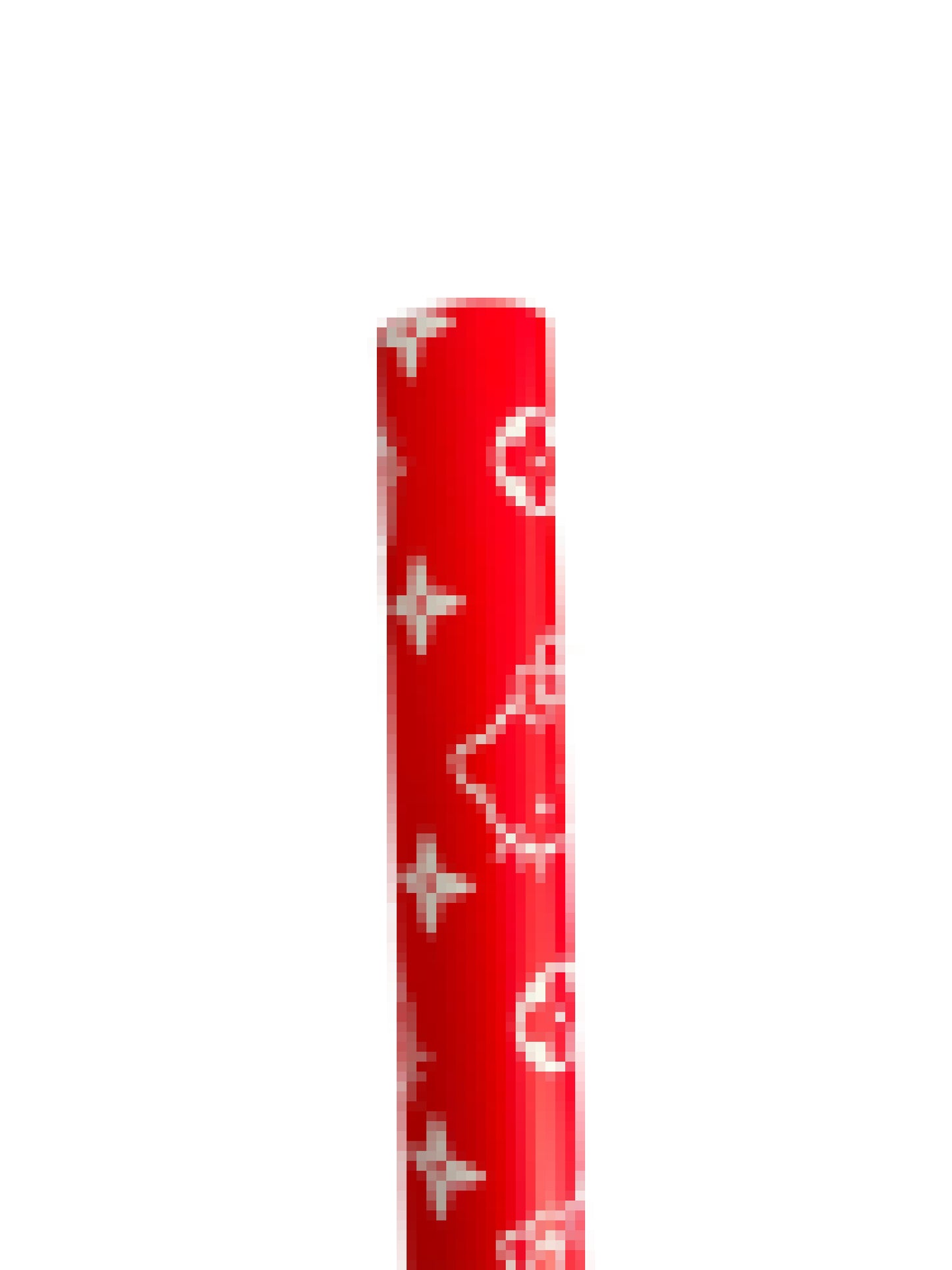 L V Hello Cat Flower Wrapping Paper - Red