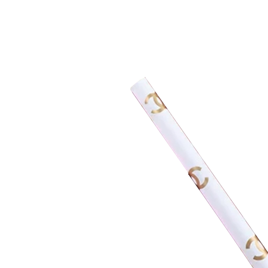 Nel love Luxury Brand Flower Wrapping Paper -white and gold