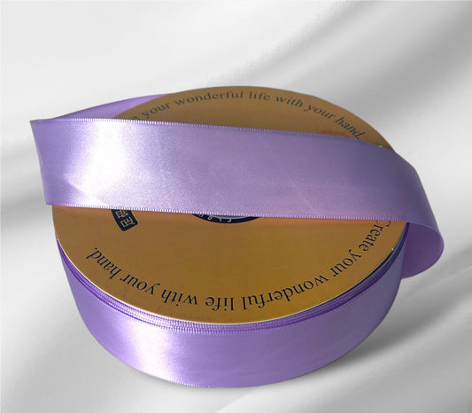1.5" Single Face Ribbon - Lilac