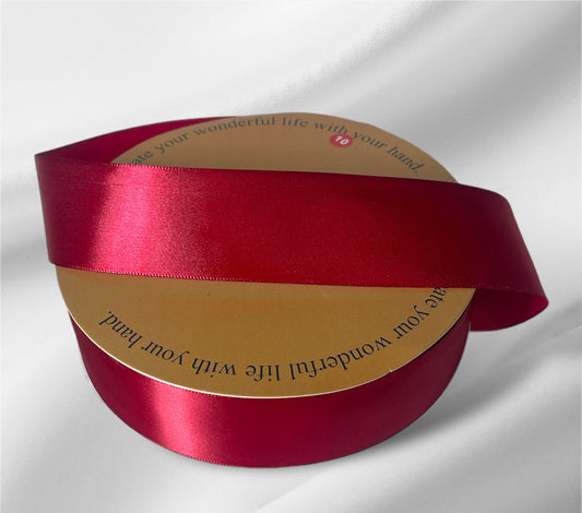 1.5" Single Face Ribbon - Red