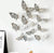 Silver Butterflies 12 Pack